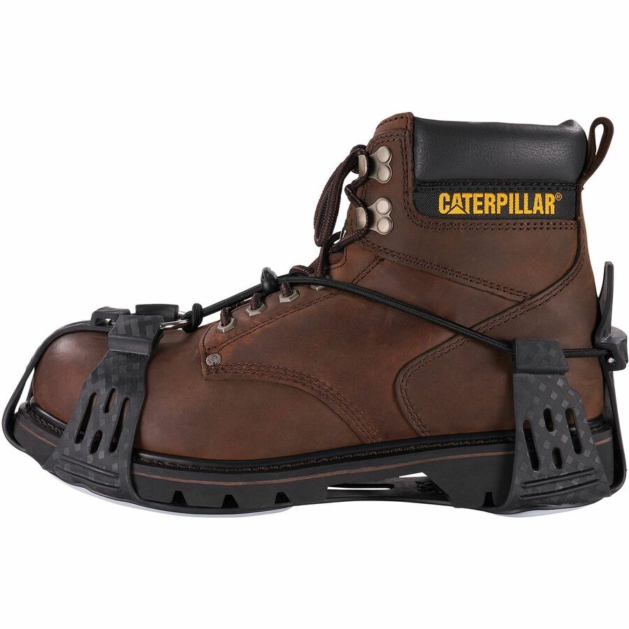 Picture of Spikeless Traction Devices, Black, Rubber, For Shoes/Boots, Anti-Slip, Adjustable Cord, Heel Pull Tab, 1/EA