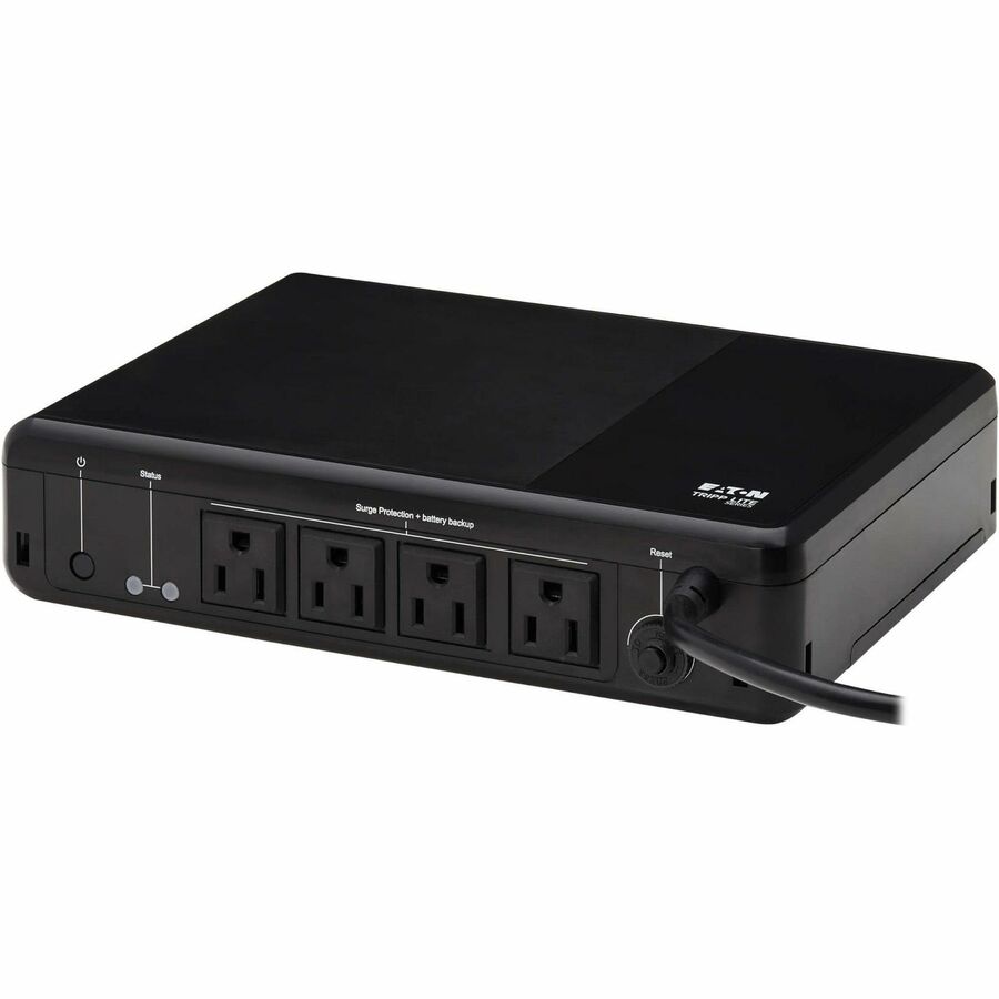 Eaton Tripp Lite Series 600VA 300W 120V Standby UPS - 4 NEMA 5-15R Outlets (Surge + Battery Backup), 5-15P Plug, Desktop