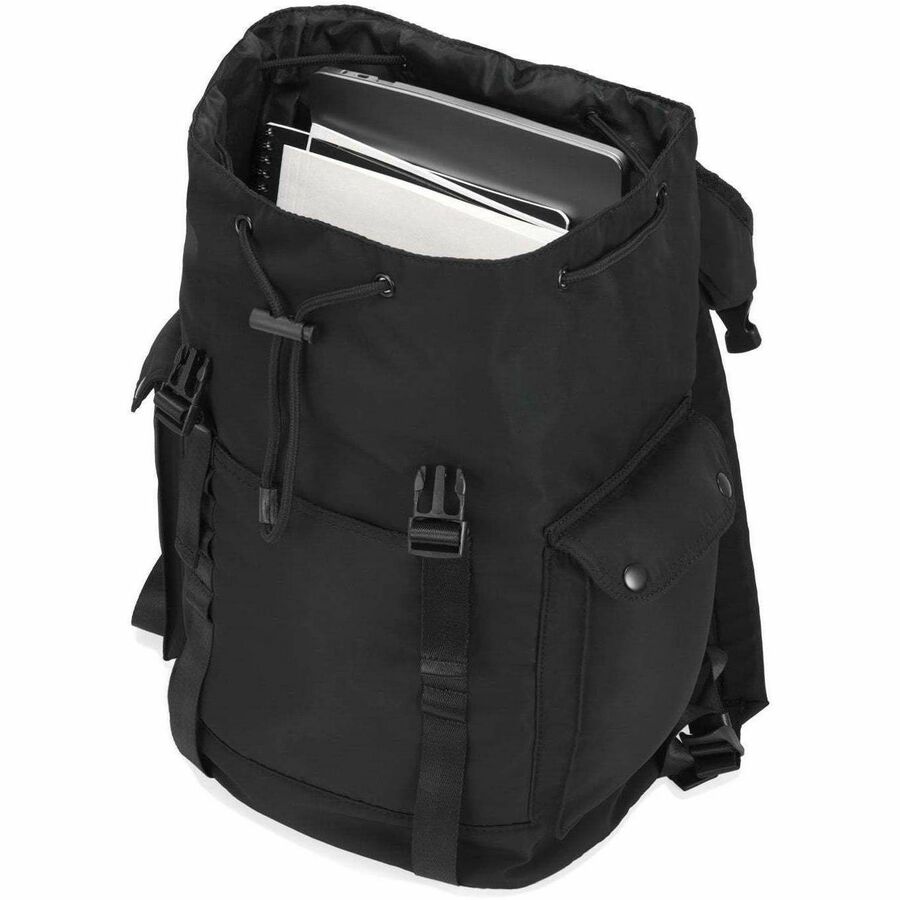 bugatti Brookside Carrying Case (Backpack) for 15.6" (396.24 mm) Notebook, Travel - Black