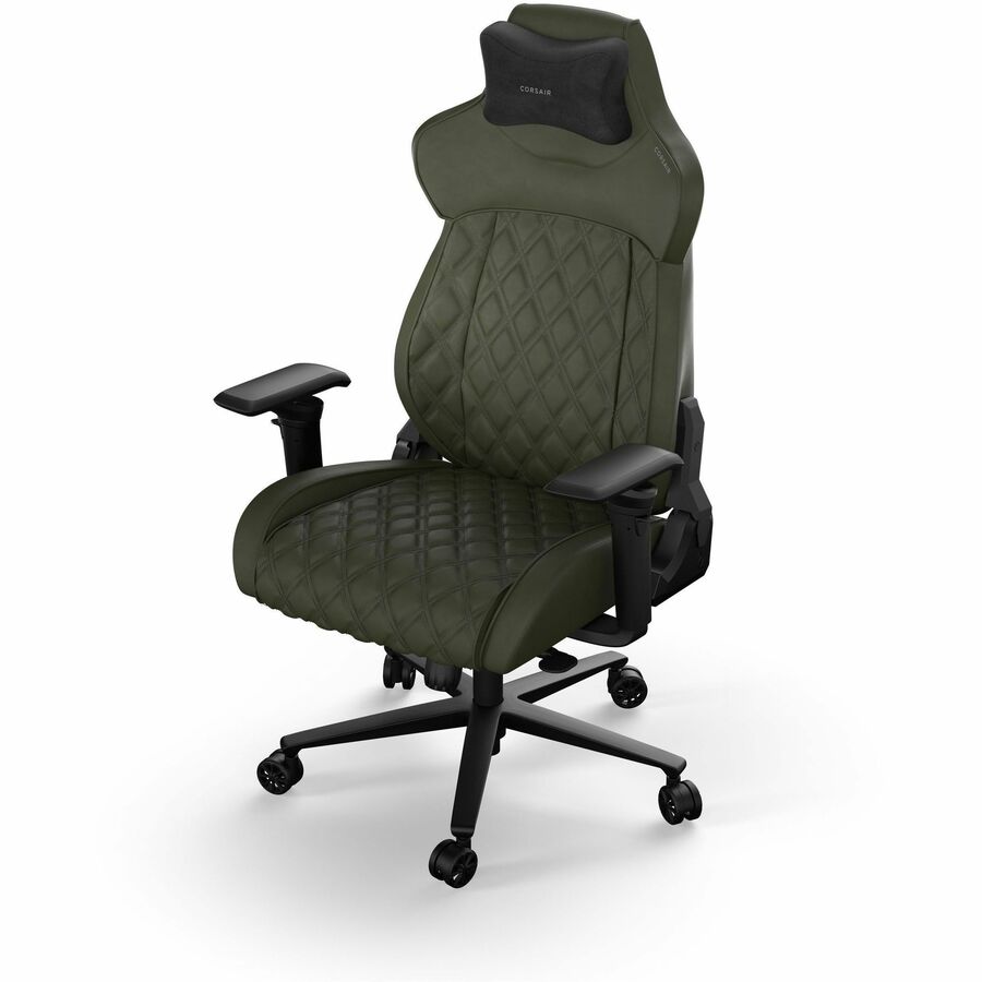 Corsair TC500 LUXE Gaming Chair - For Gaming - Fabric, Metal, Steel, Polyurethane, Foam - Sherwood