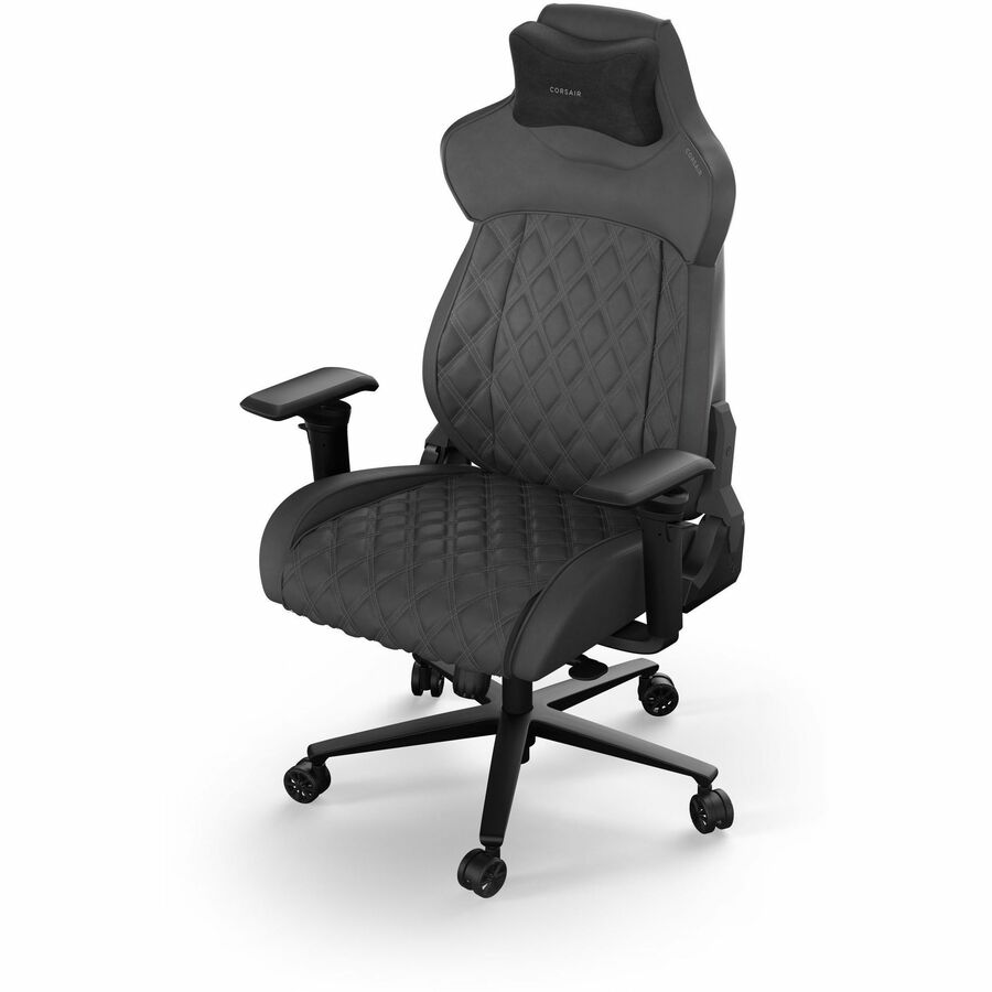 Corsair TC500 LUXE Gaming Chair - For Gaming - Fabric, Metal, Steel, Polyurethane, Foam - Shadow