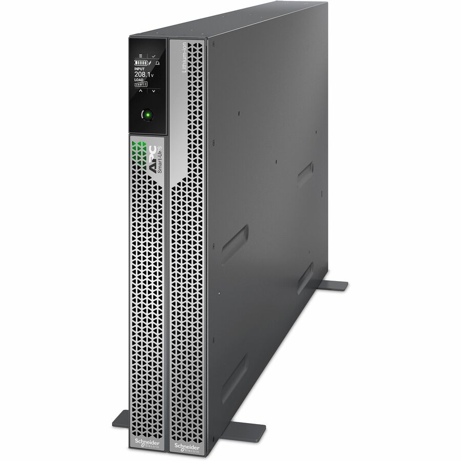 APC Smart-UPS Ultra On-Line, 5000VA, Lithium-ion, Rack/Tower 2U, 230V, Hardwired 3-Wire Output, Network Card, Extended runtime, W/rail kit