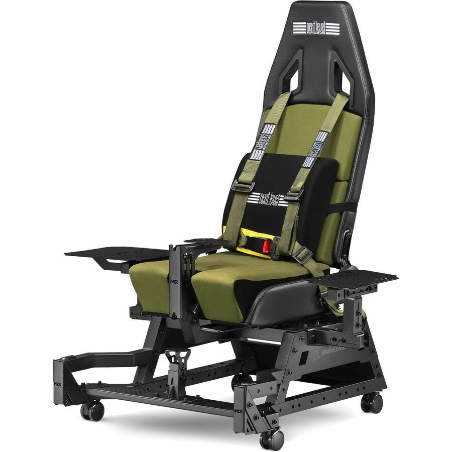 Next Level Racing Flight Seat Pro Boeing Military Edition - High Density Foam (HDF), PU Leather