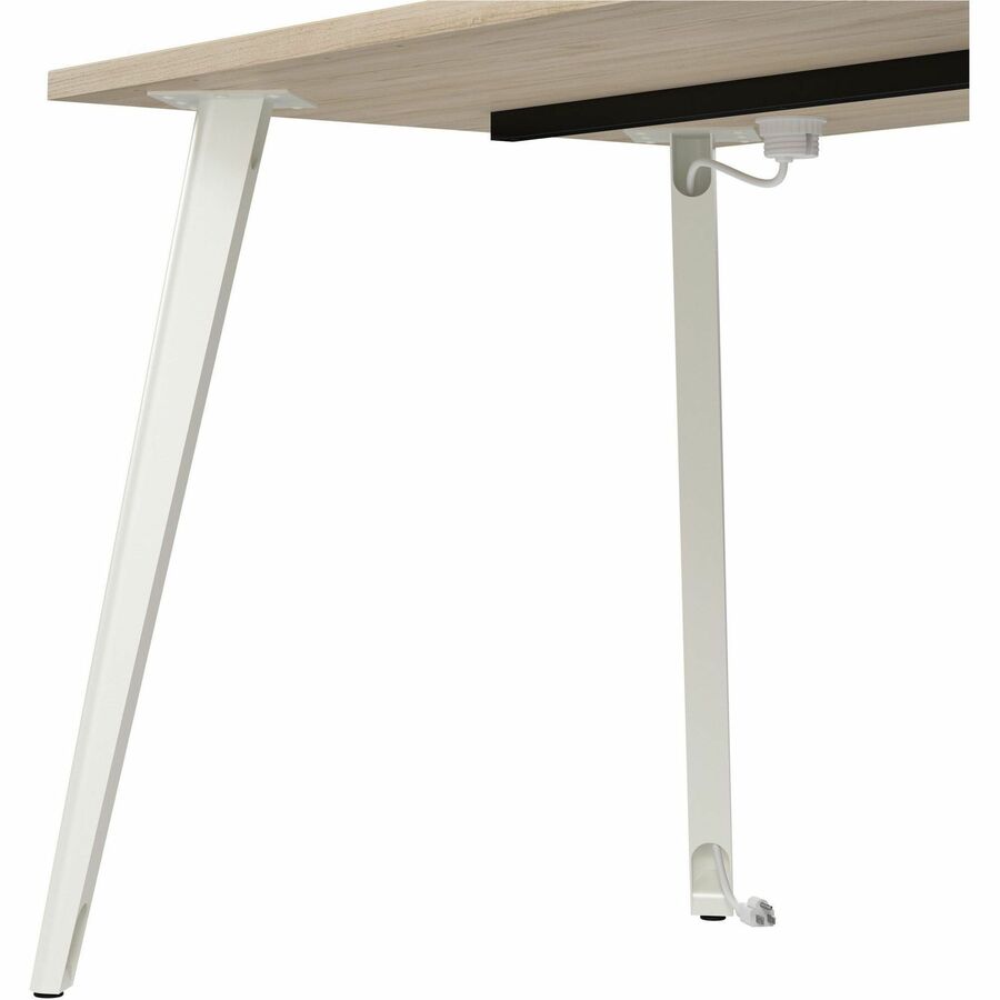 Picture of Vista Powered Desk, 30" x 71" x 29", 1" top, Built-in AC, USB-A, USB-C, Grommet, 200 lb capacity, EA