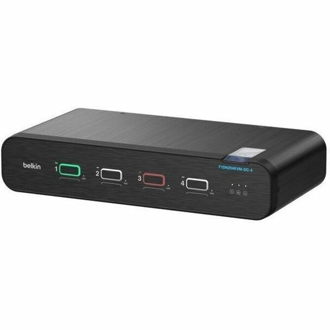 Belkin Universal DisplayPort Secure KVM, 4-Port Dual Head with CAC