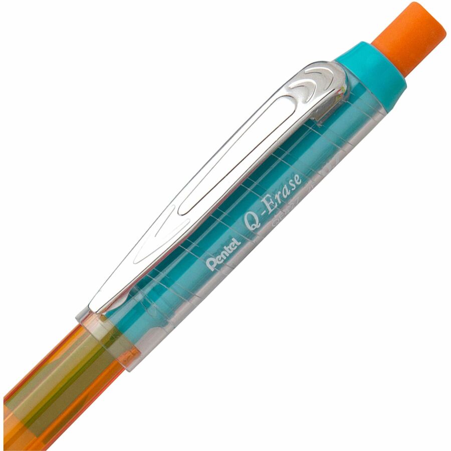 Pentel Q-ERASE Mechanical Pencil, 0.7mm Green Barrel