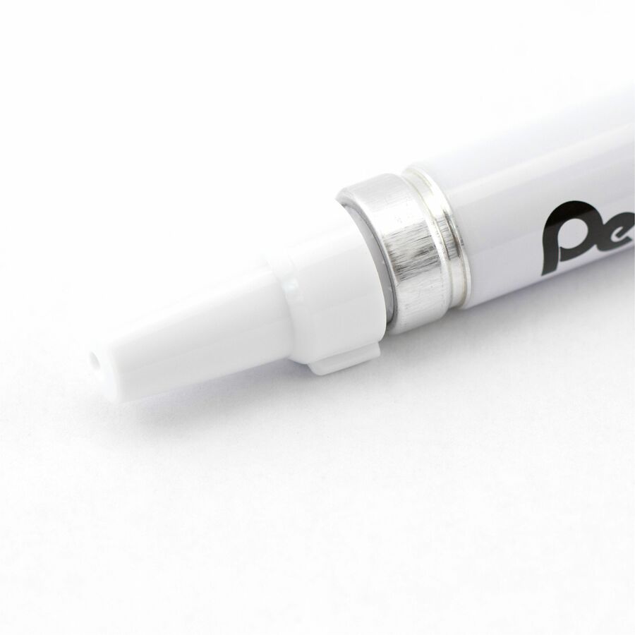 Pentel White Permanent Marker, Medium Point (3.9mm)