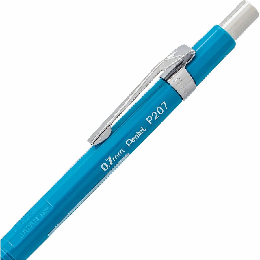 Pentel P200 Mechanical Pencil (0.7mm) Blue Barrel