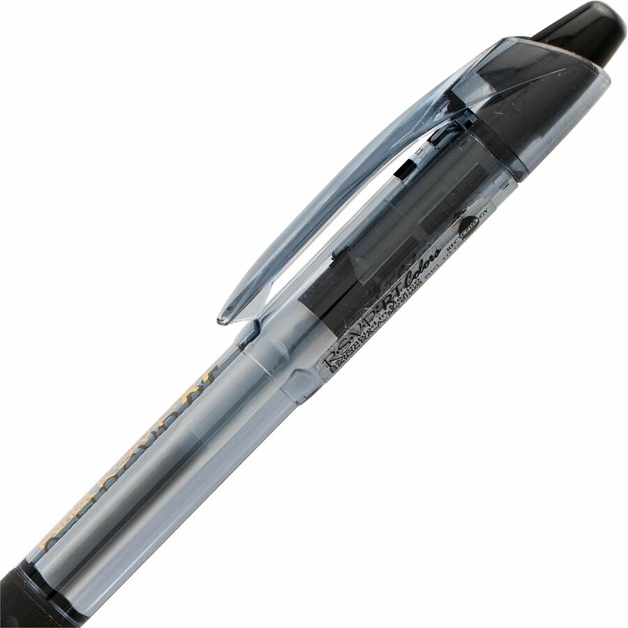 Pentel R.S.V.P. RT Colours Retractable Ballpoint Pen, (1.0mm), Black Barrel, Black Ink
