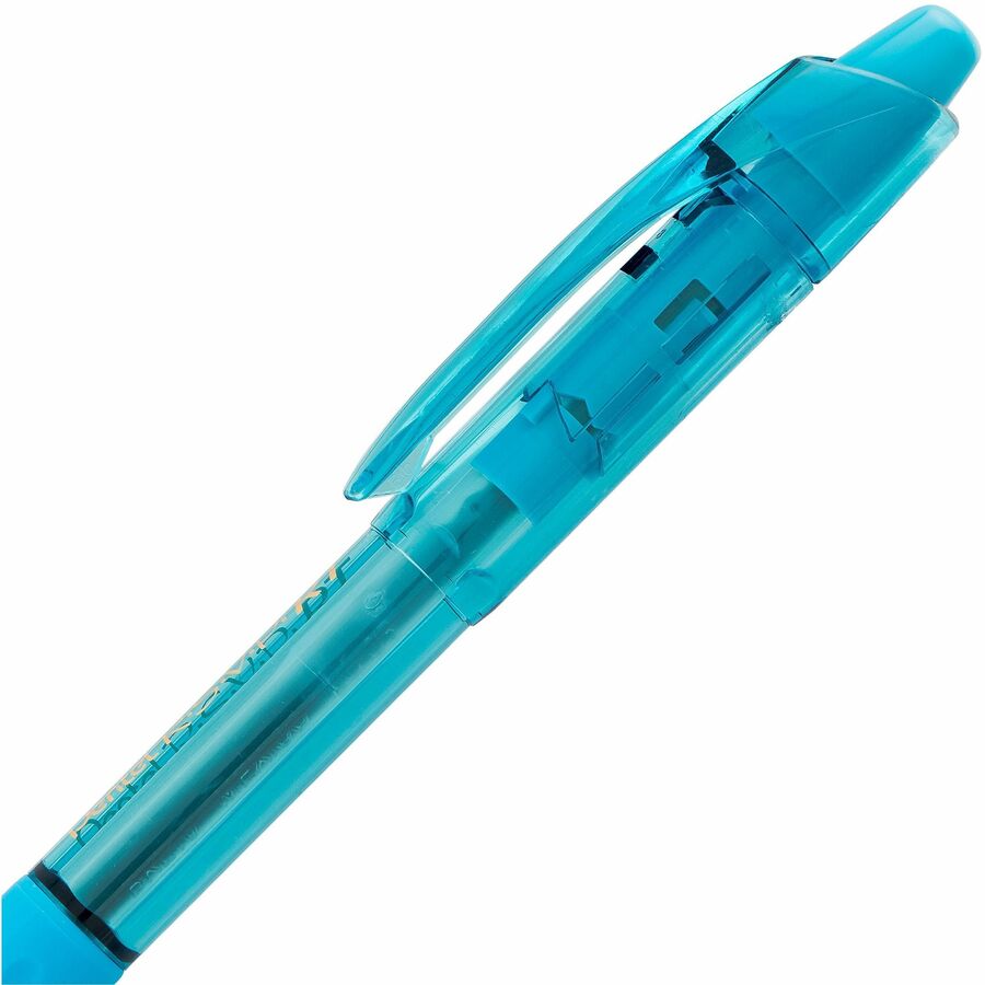Pentel R.S.V.P. RT Colours Retractable Ballpoint Pen, (1.0mm), Sky Blue Barrel, Sky Blue Ink