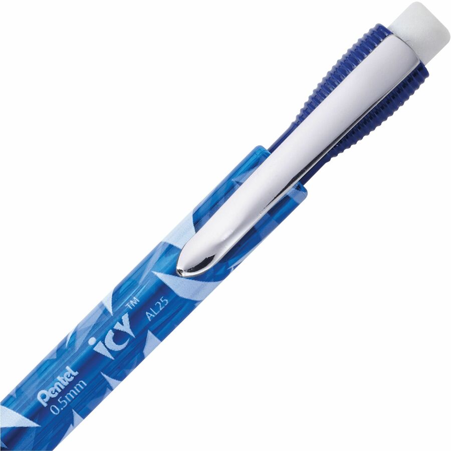 Pentel Icy Mechanical Pencil (0.5mm), Blue Barrel