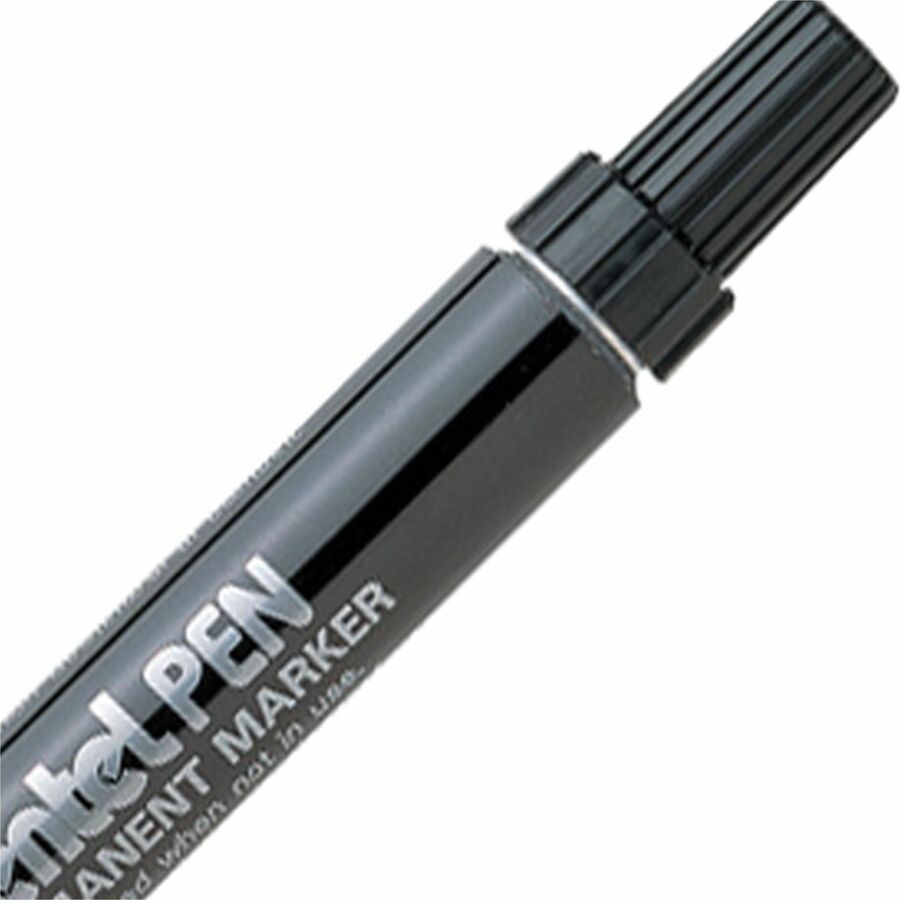 Pentel Pen Permanent Marker, Bullet Tip, Black Ink