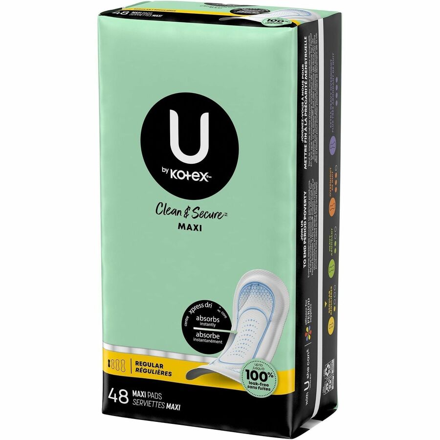 Picture of U by Kotex Clean & Secure Maxi Pads