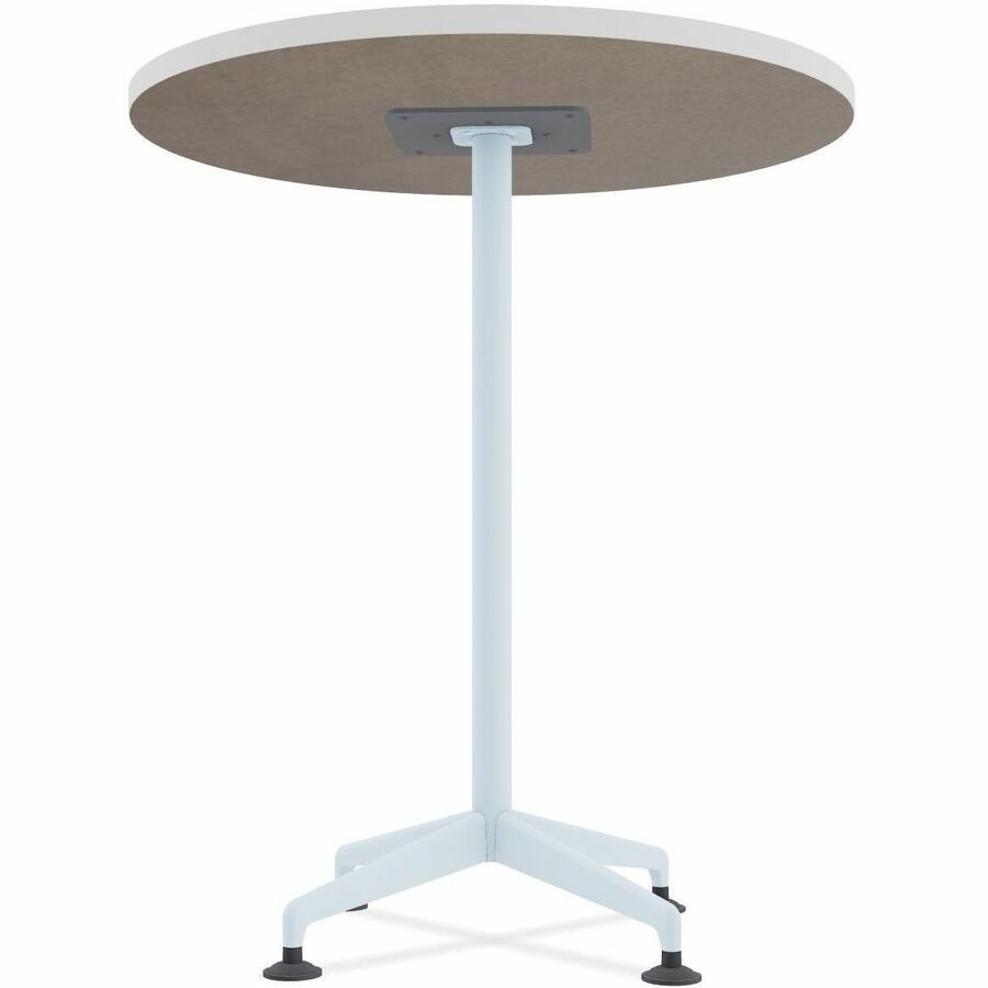 Picture of Zia Flip Table, 42 Round x 42, Nesting Castors, Laminate, White, 1 EA