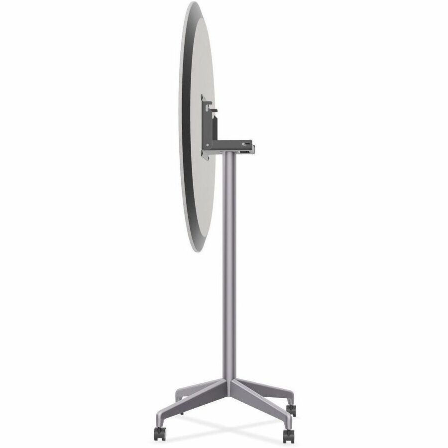 Picture of Zia Flip Table, 36 Round x 42, Nesting Castors, Laminate, Gray, 1 EA