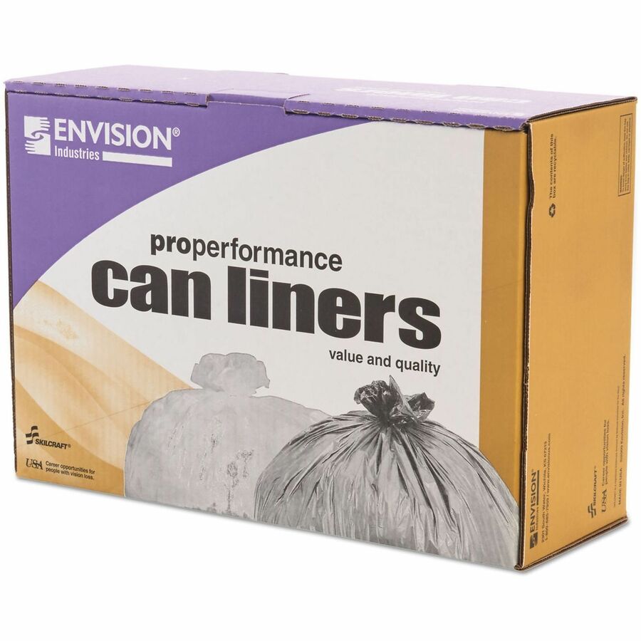 Picture of ProPerformance Can Liners, 60" x 38", high density, clear, 200 per box, BX