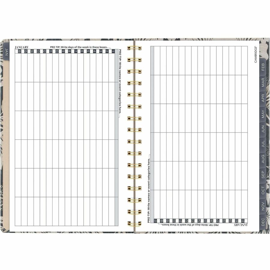 Picture of Cambridge Denim Blooms Monthly Planner