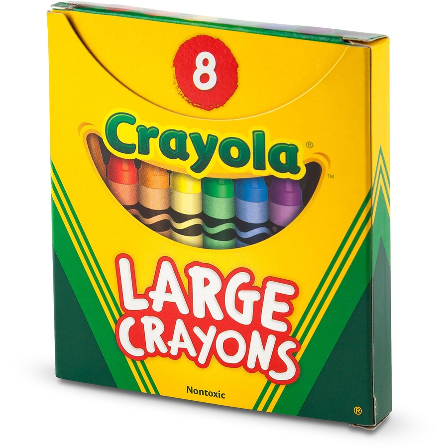 8 ct Crayola Large Crayons  Bulk Wholesale Merchandise