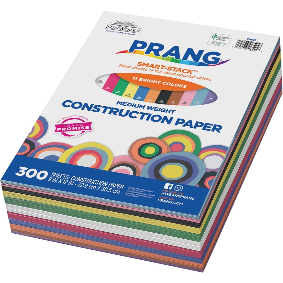 Prang Smart-Stack Construction Paper - Prang Construction Paper - Servmart