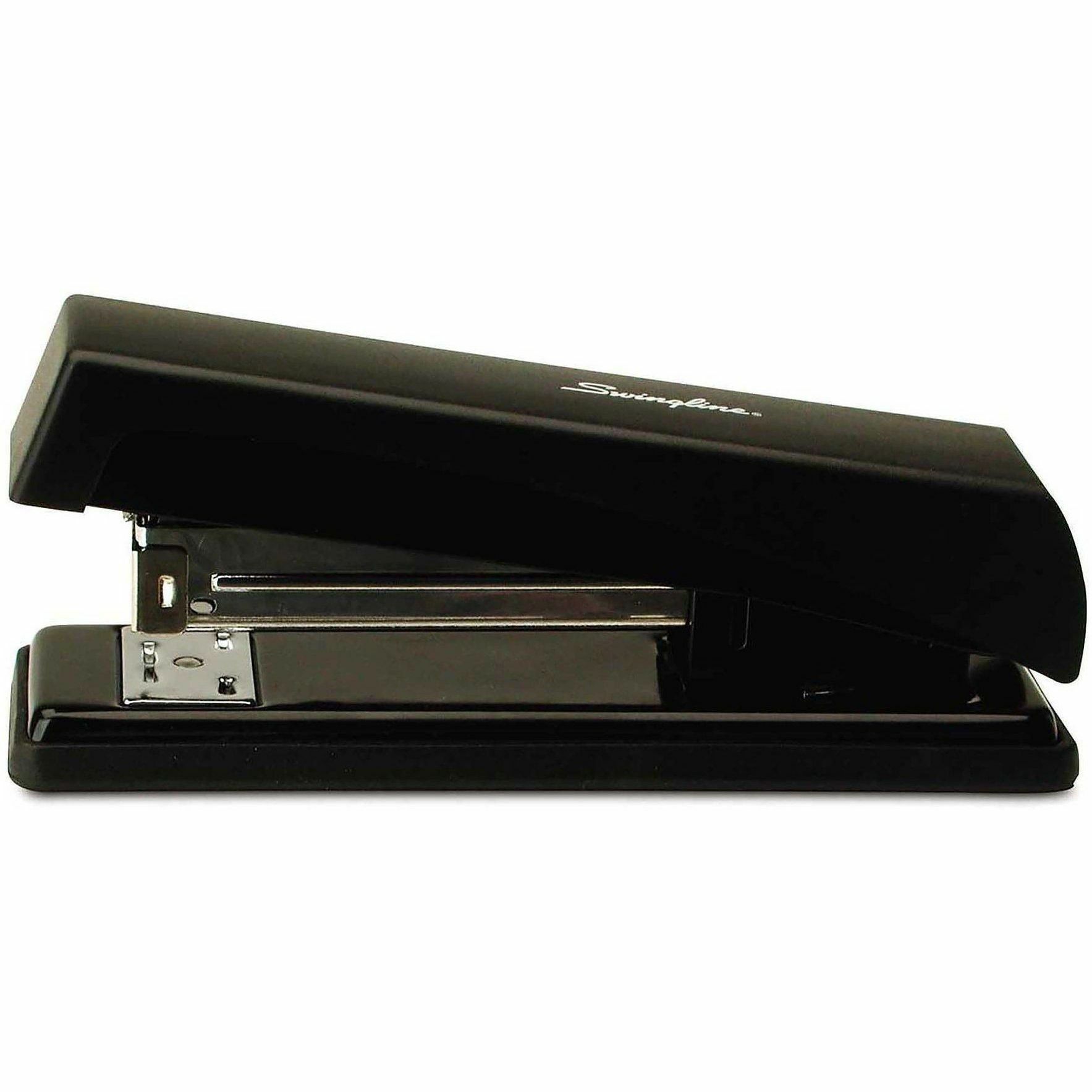 SWI78911 Swingline® Compact Desk Stapler, 20Sheet Capacity, Black
