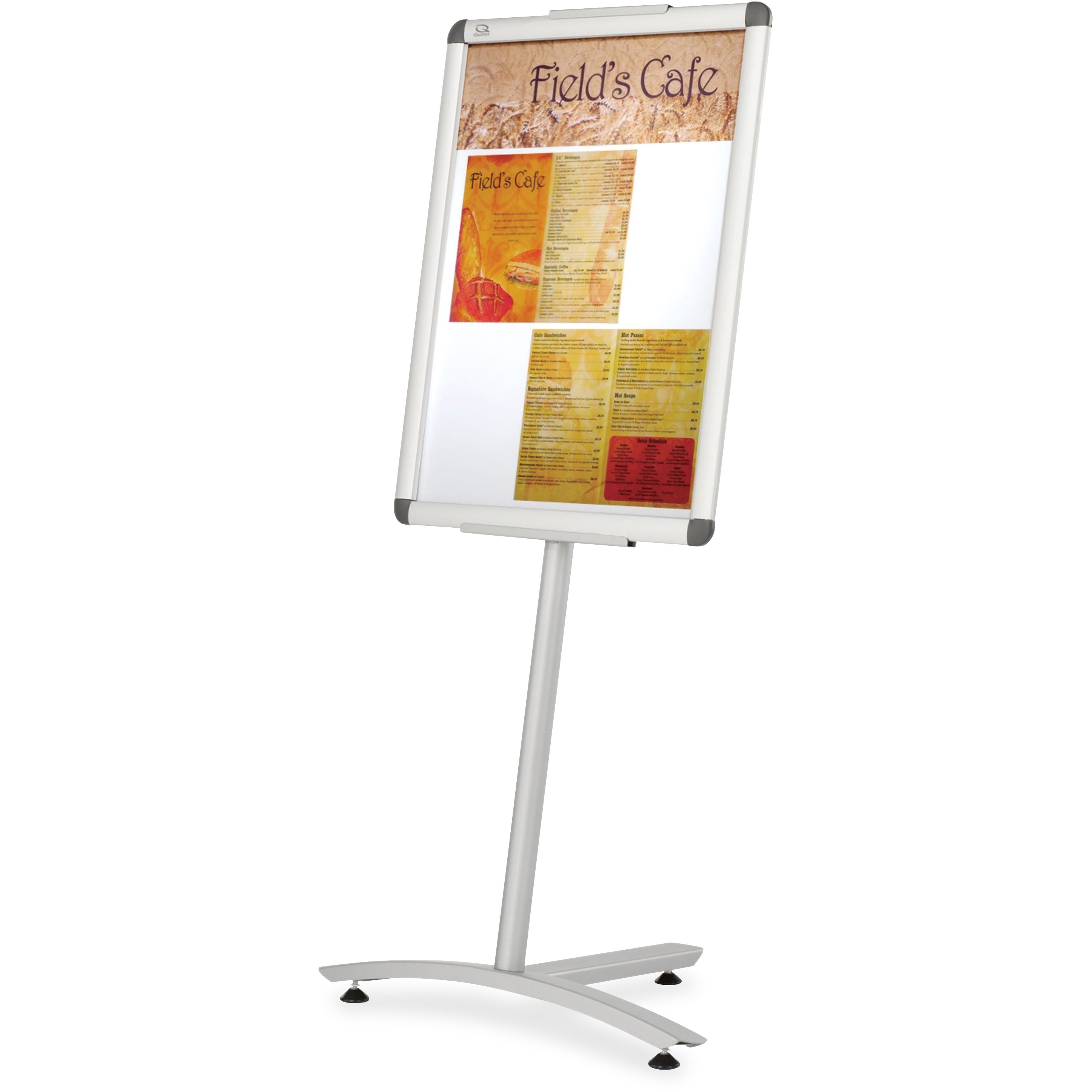 QRTLCF2418 : Quartet® Improv Lobby Clip-Frame Pedestal Sign, 18 X 24 ...