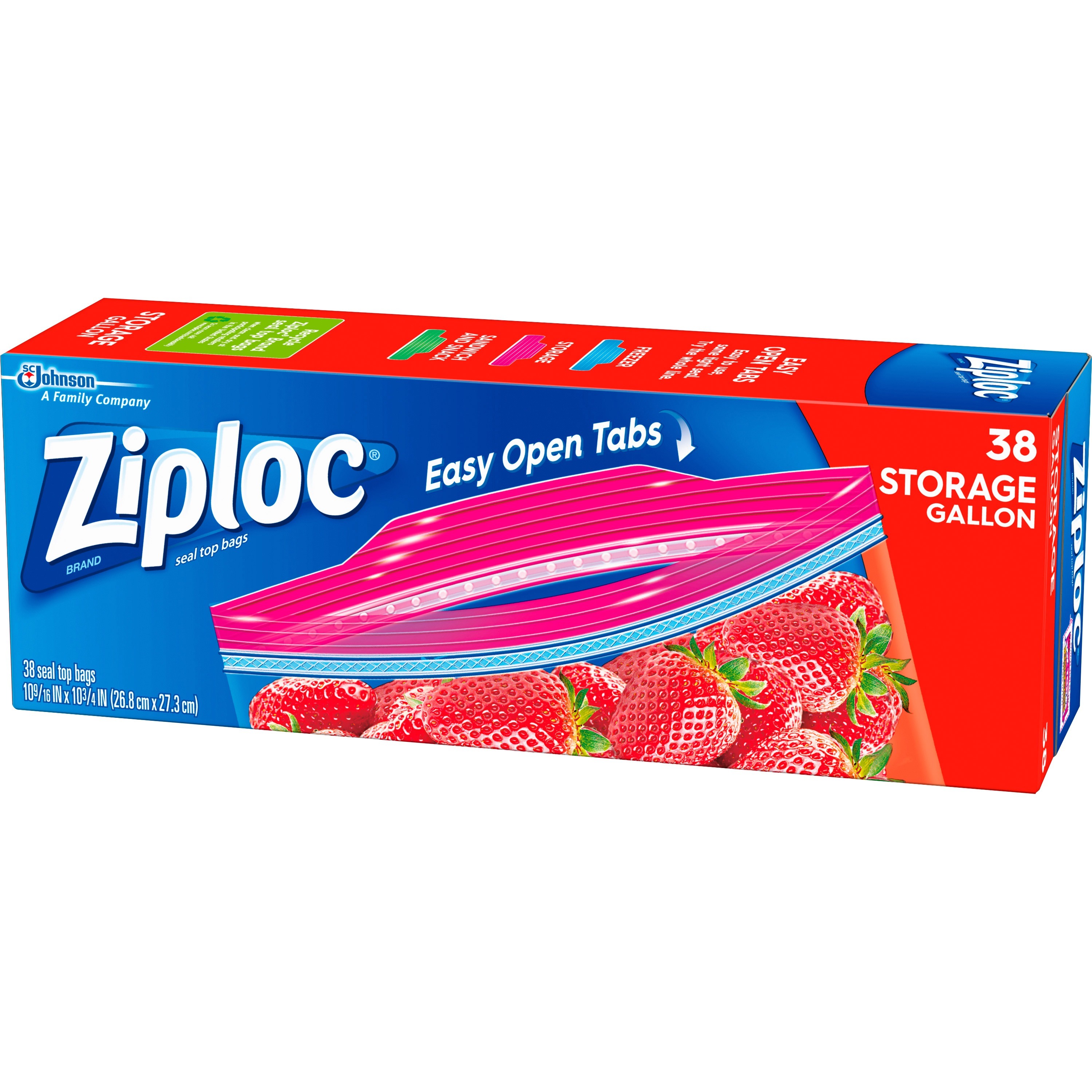 SJN665016 : Ziploc® Ziploc& Double Zipper Gallon Storage Bags - Large ...