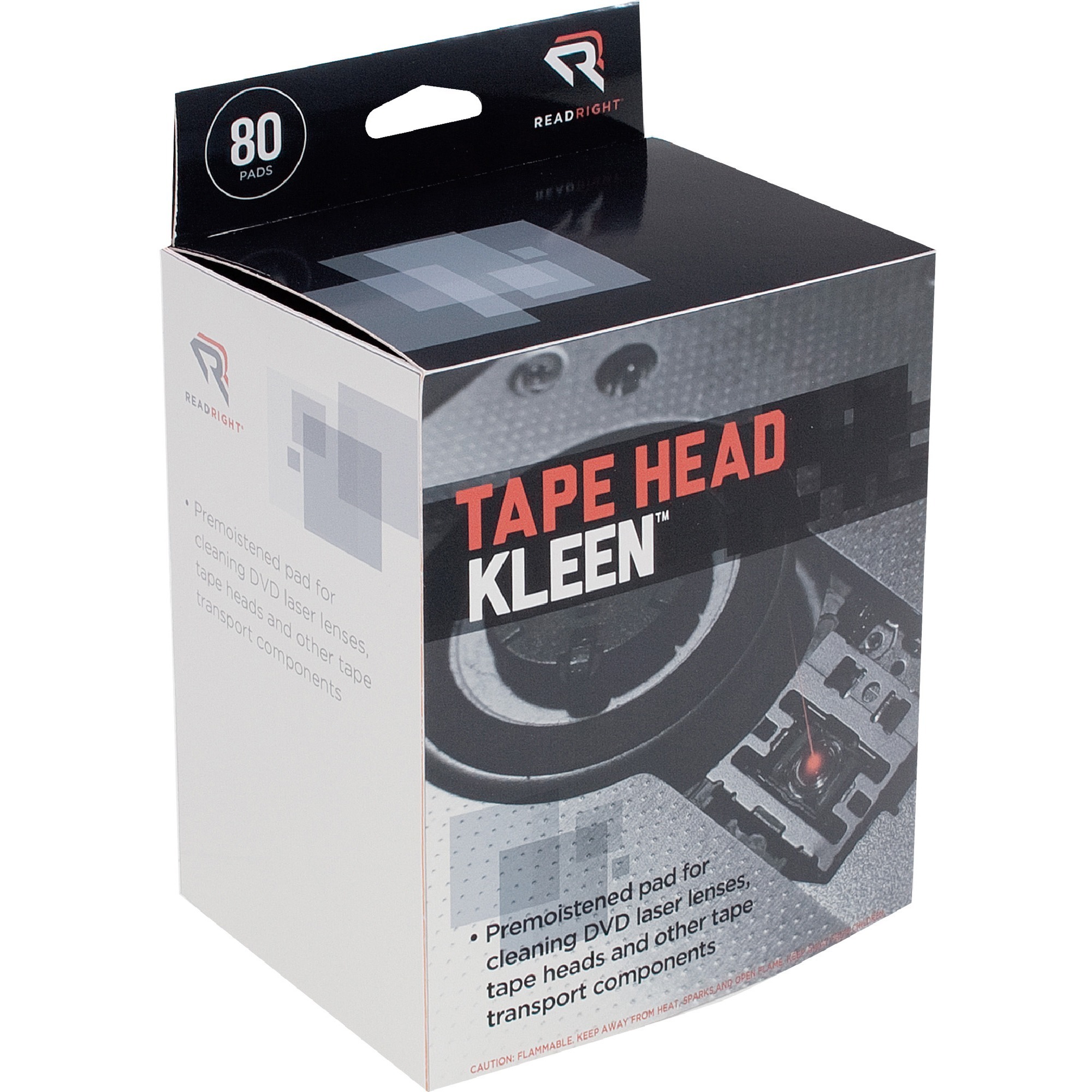 REARR1301 Read Right® Tape Head Kleen Pad, Individually Sealed Pads