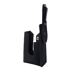 Zebra MCD-A1 reversible belt clip holster for LS34XX, MT20X0, DS35XX, LI36XX, and DS36XX scanners — left view