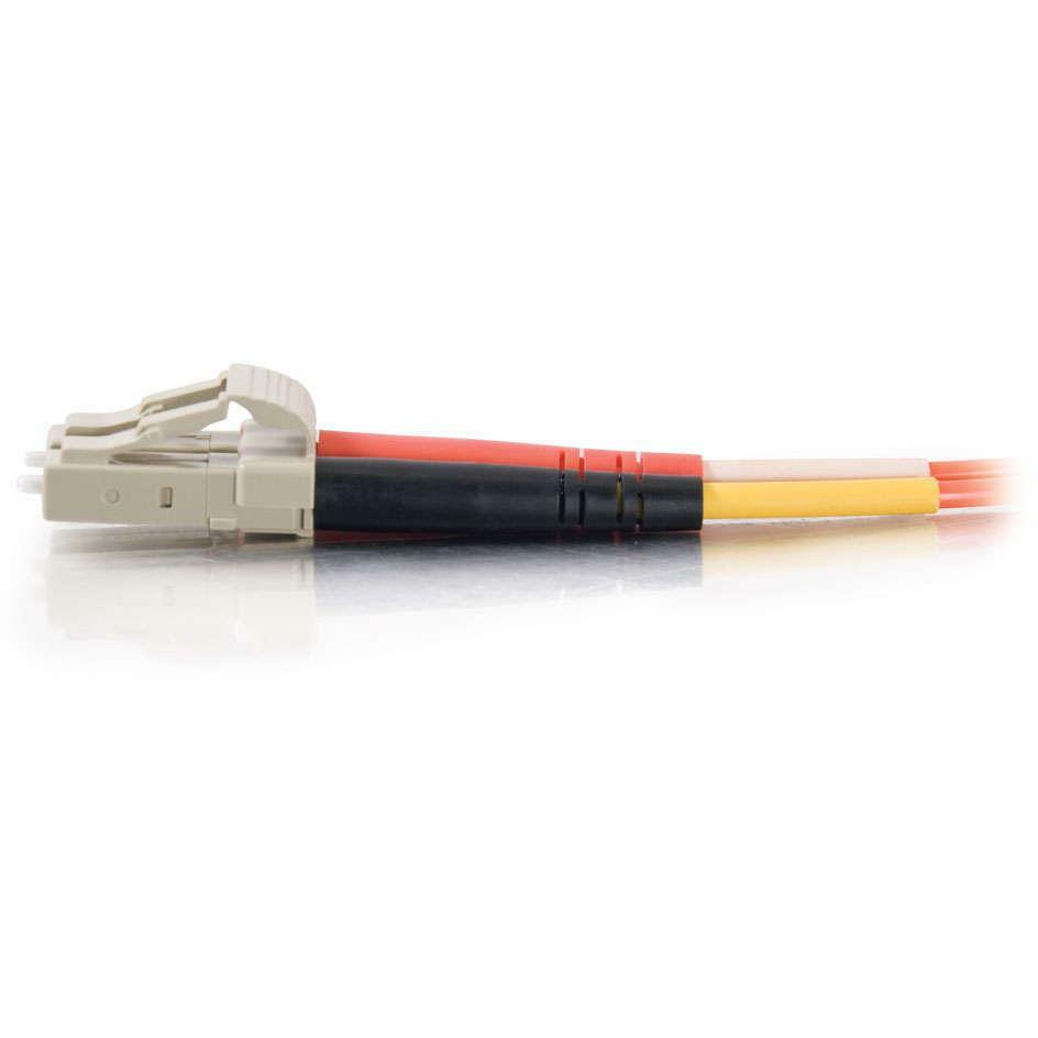 Blue 6-inch Monoprice SLIMRUN Cat6 UTP Ethernet patch cable — left view