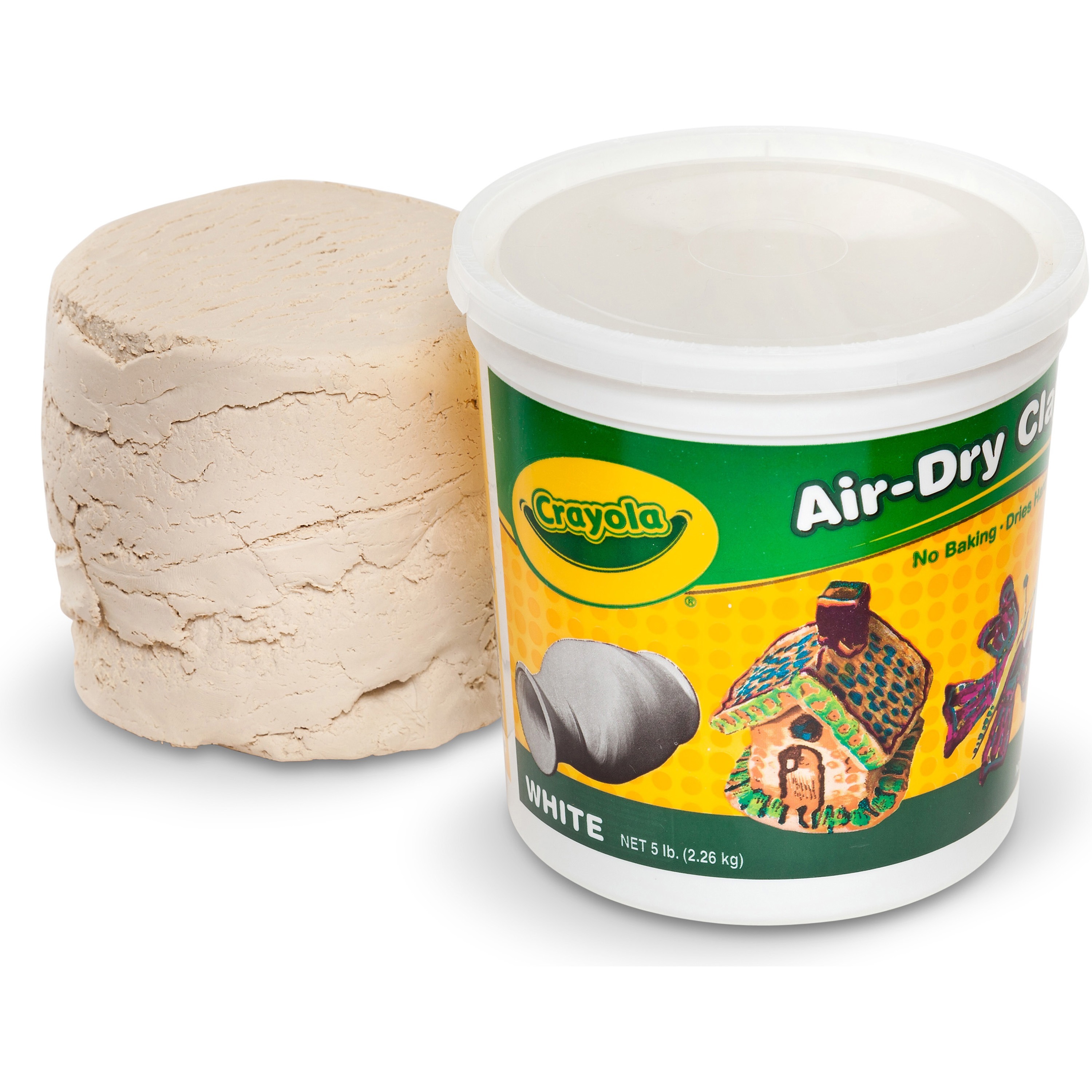 Crayola Air-Dry Clay, White - FLAX art & design