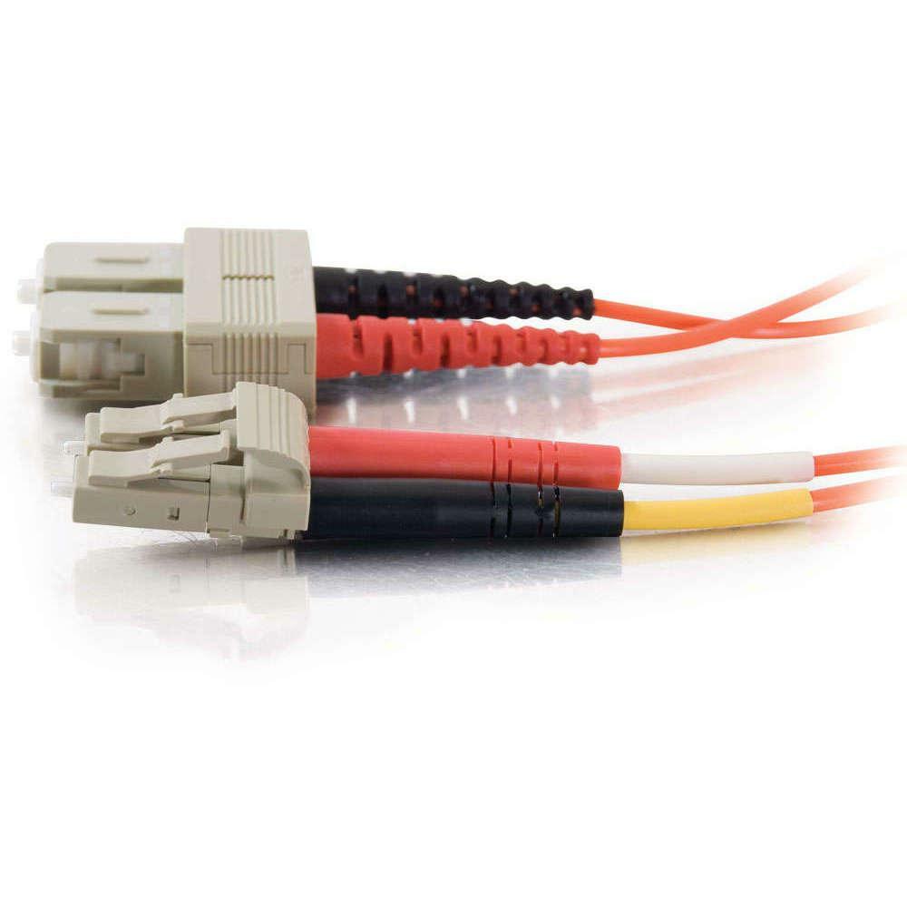 Monoprice SlimRun Cat6 UTP 1 ft white Ethernet patch cable with RJ-45 male connectors — left view