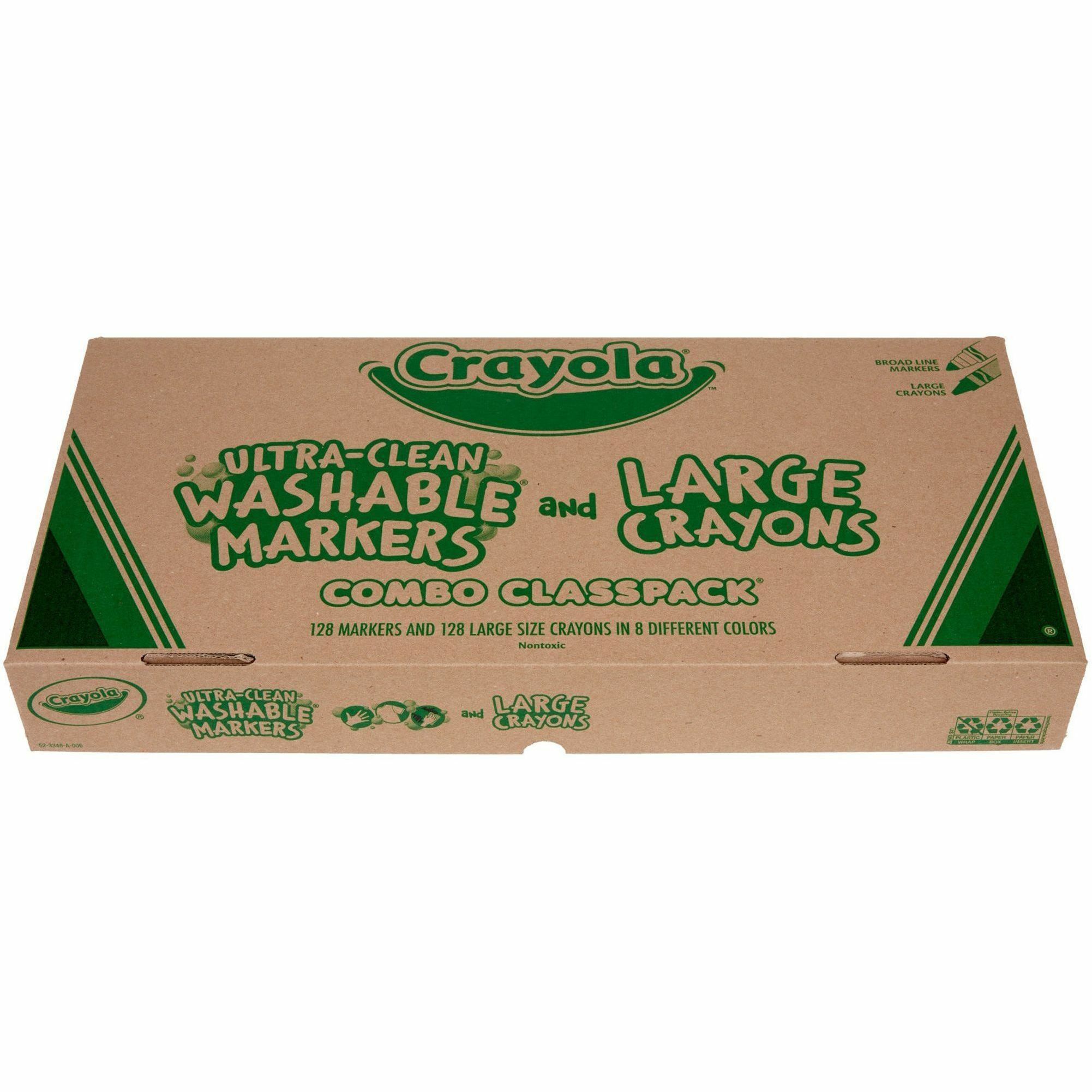 Crayola Ultra Clean Washable Crayons Back to School Supplies 1