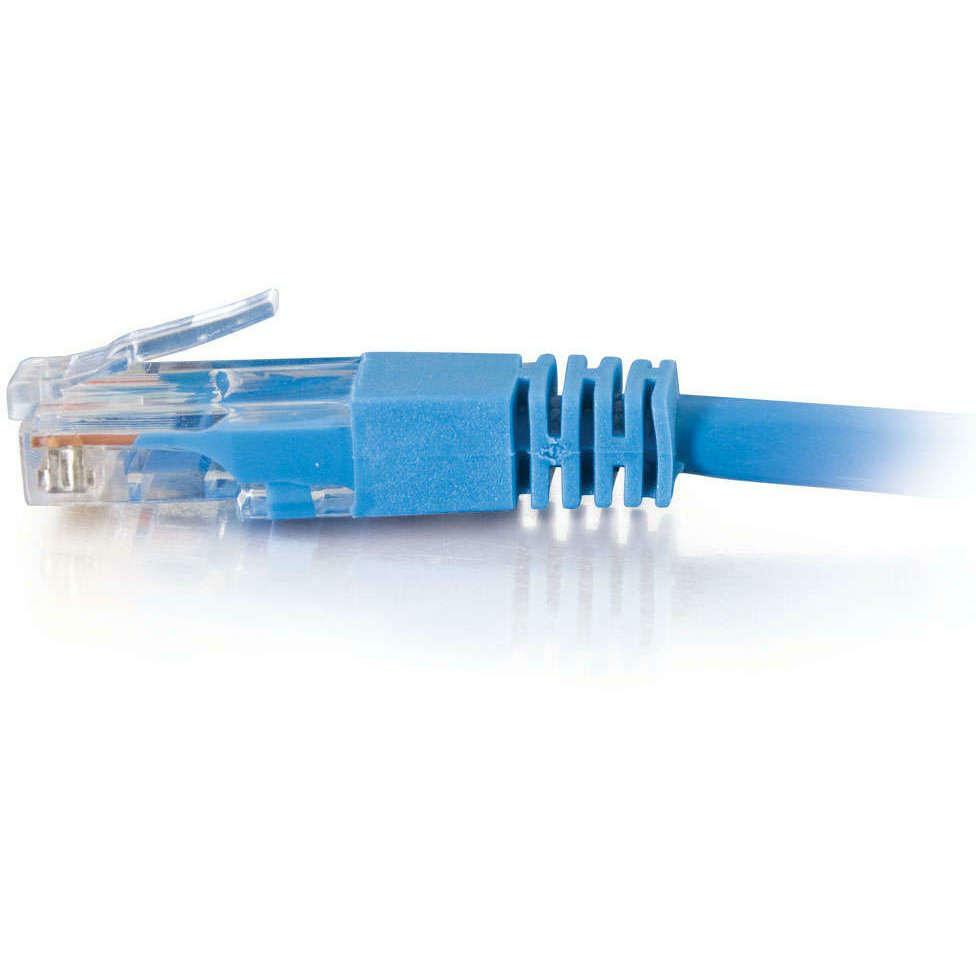 Monoprice slim Cat6A cable 10-pack, 7 ft, white Ethernet cables — left view