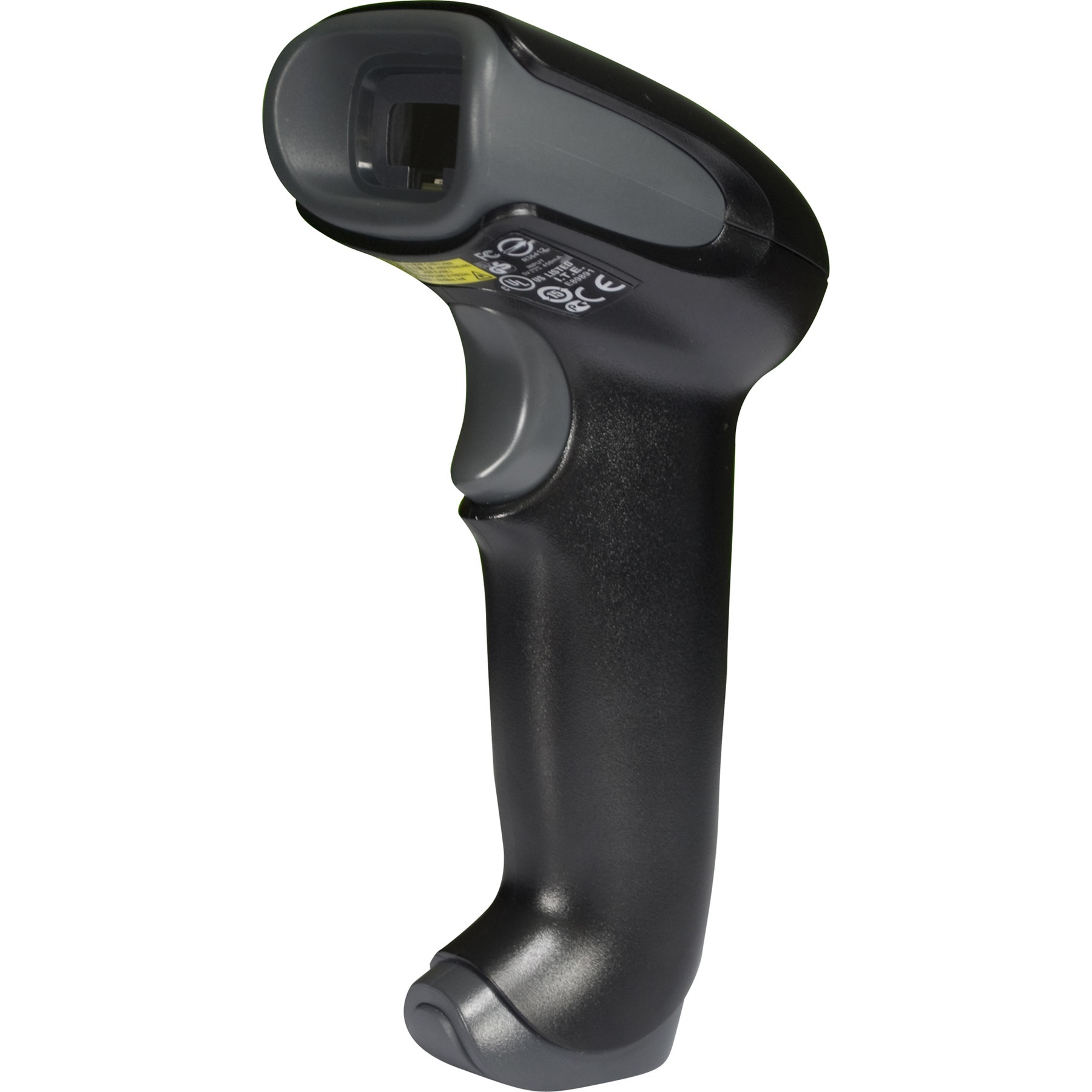 Honeywell 1250G handheld USB barcode scanner for retail point-of-sale use — left view