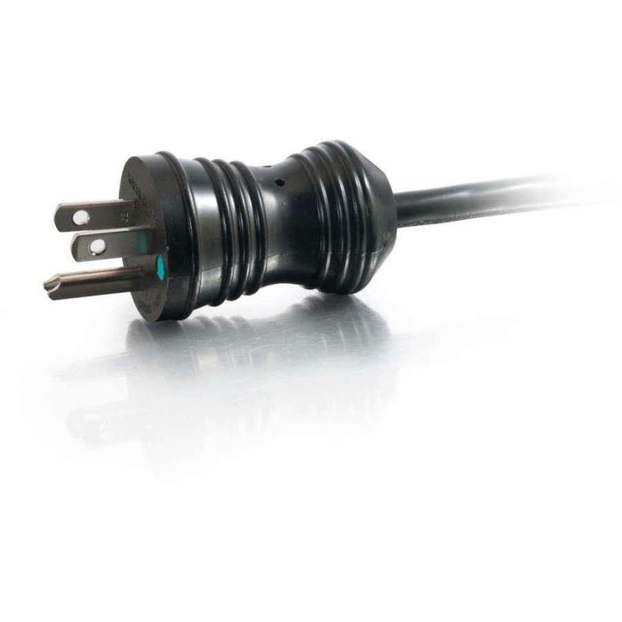 6FT 18AWG HSPTL PC COILED 5-15 — left view