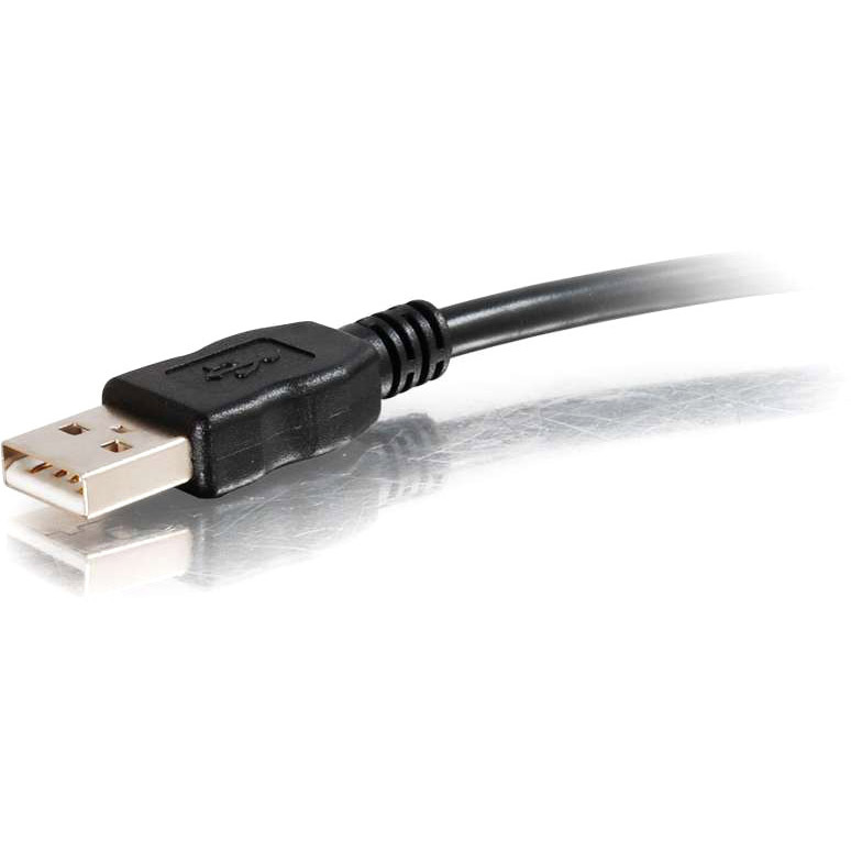 25 ft active USB A male to female extension cable by Legrand AV C2G — left view