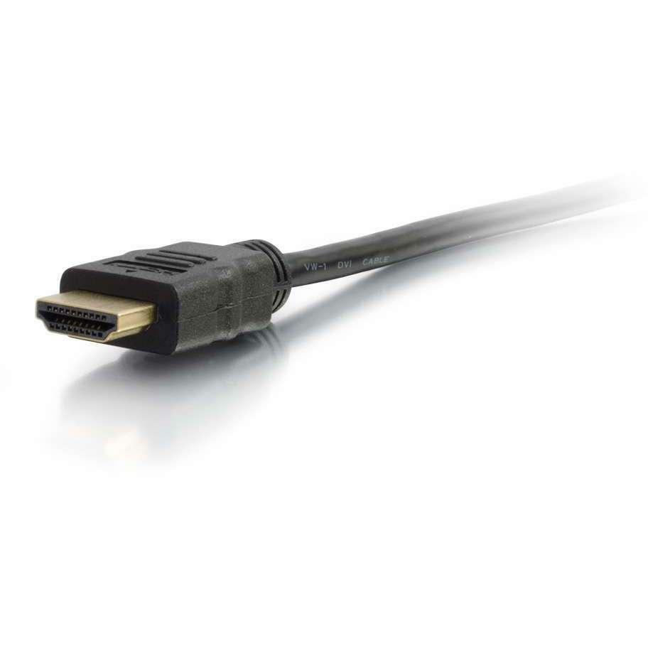 2 m HDMI to DVI-D digital video cable for direct display connectivity — left view