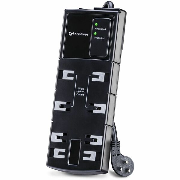 CYBERPOWER CSB806 8-Outlets 1800-Joules Surge Protector - 6ft Cord