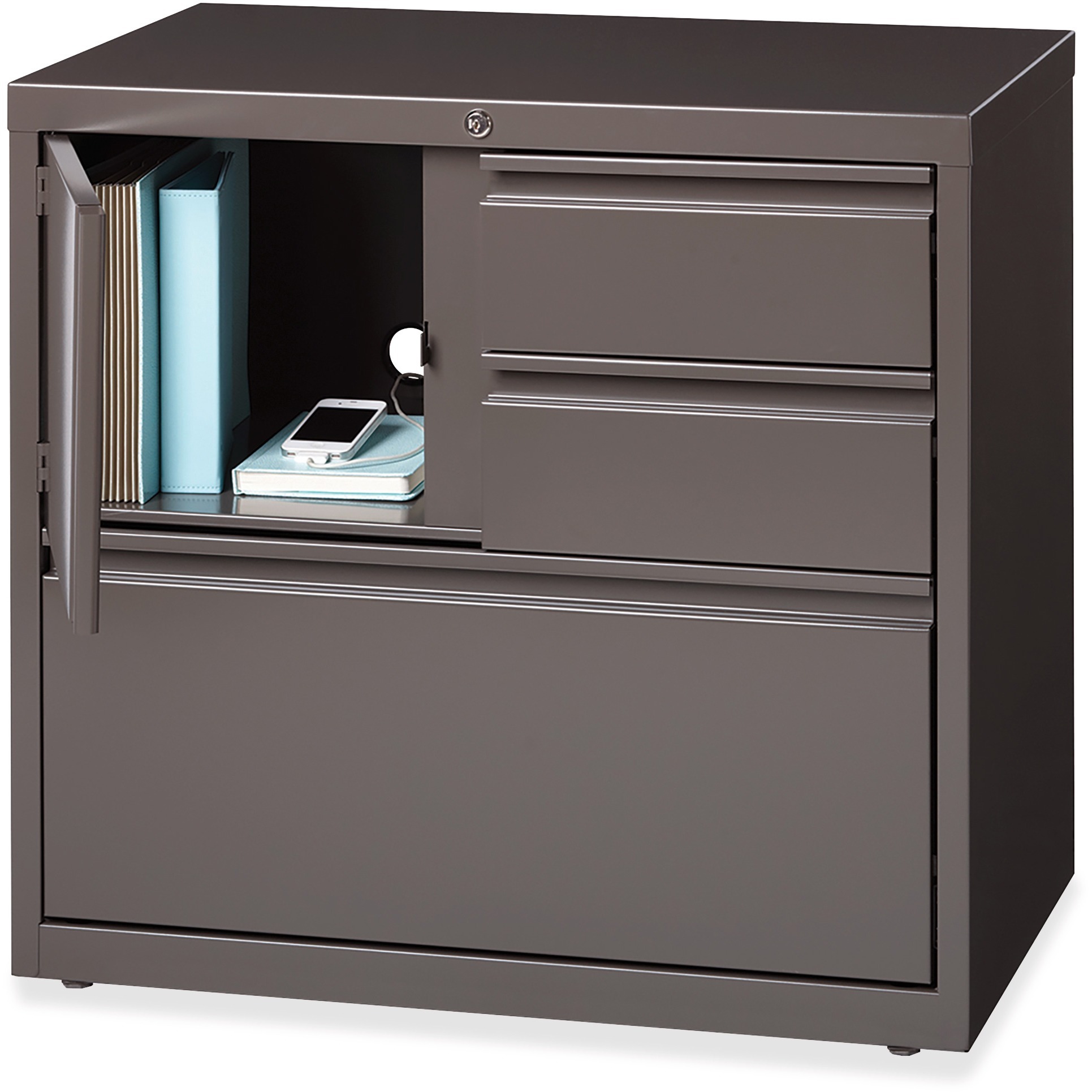 Lorell 30 Personal Storage Center Lateral File 30 X 18 6 X 28