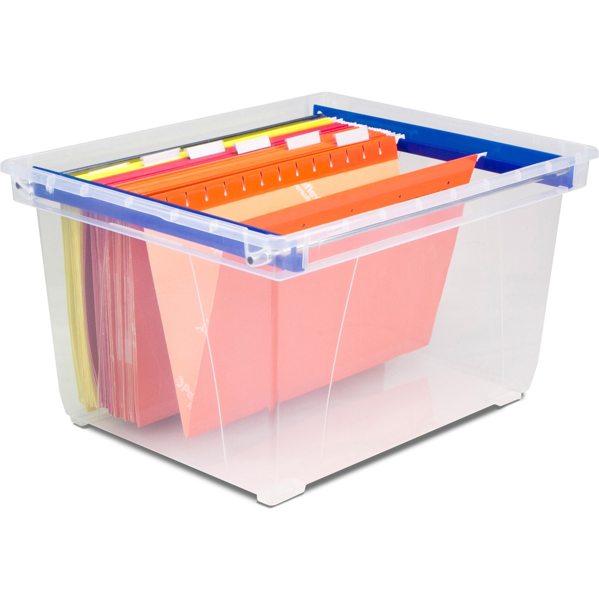 Storex Stackable Heavy-duty File Tote