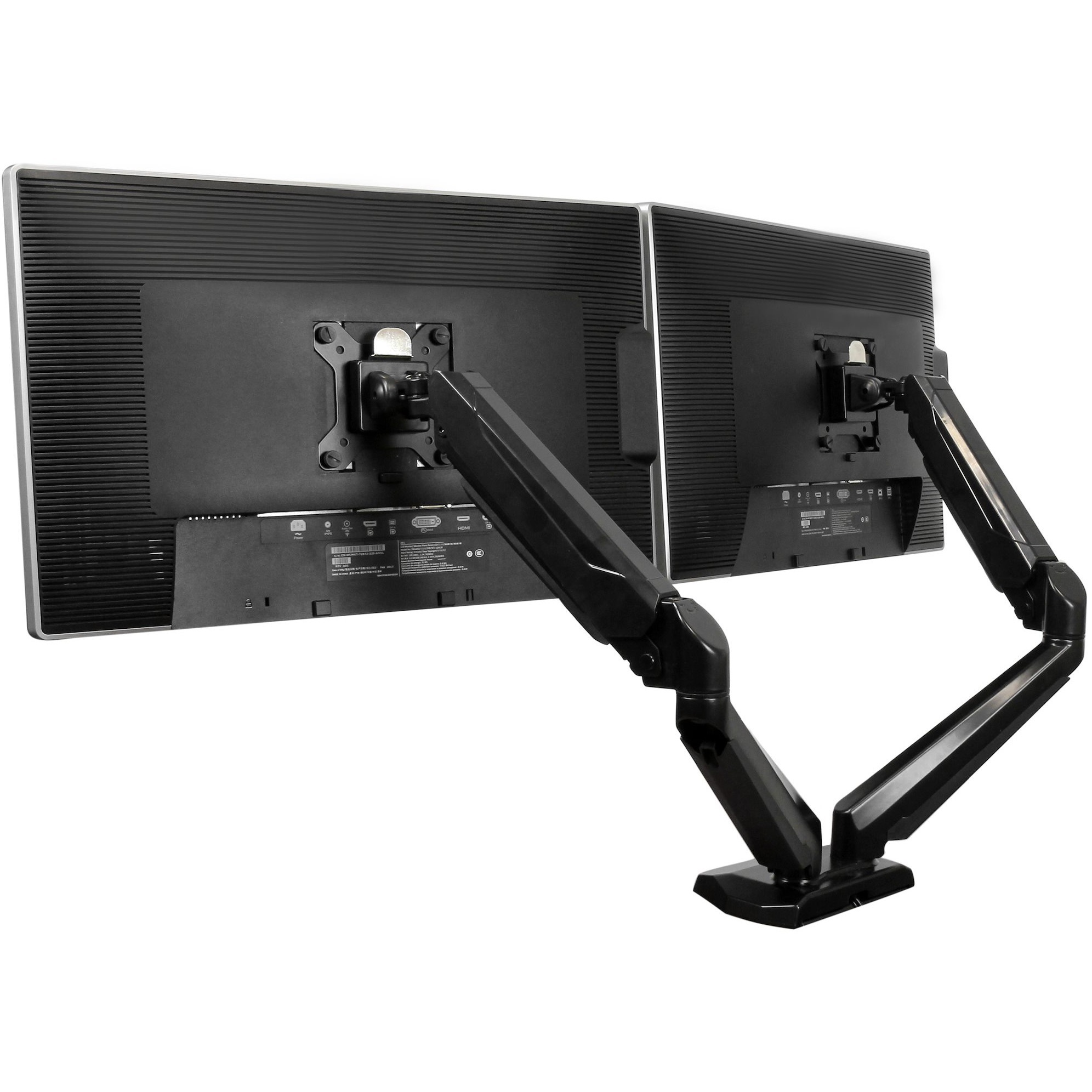StarTech.com Dual Monitor Arm, USB Hub and Audio Ports in Base, Monitors up  to 32 (17.6lb/8kg), VESA Monitor Stand Desk Mount - CareTek Information  Technology Solutions