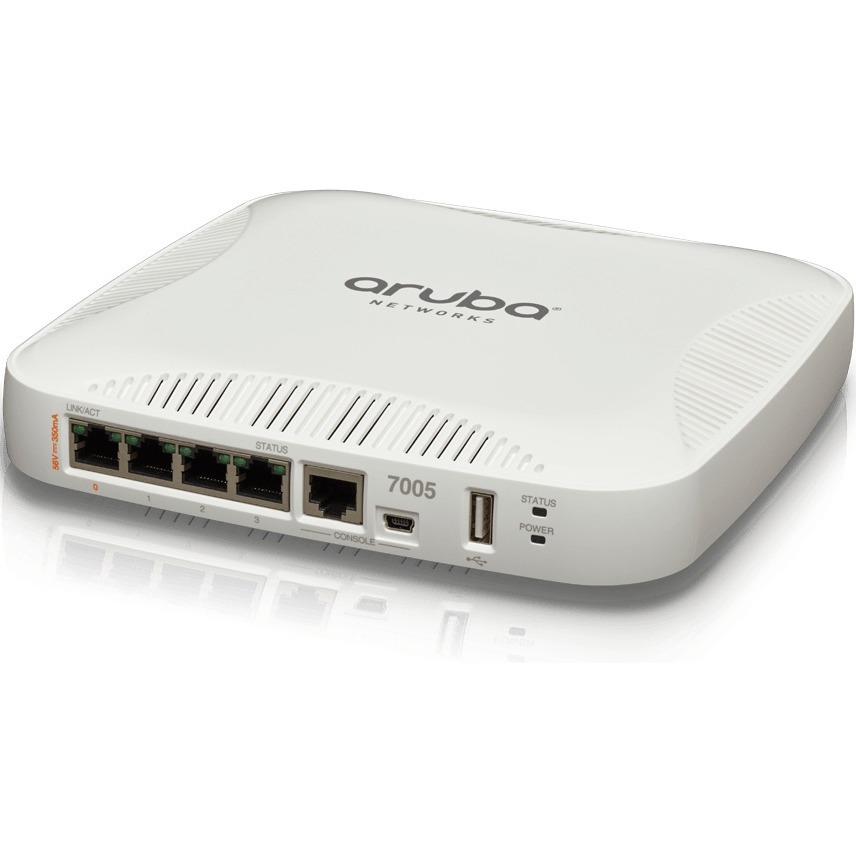 Aruba 7005, 4x10/100/1000BASE- — left view