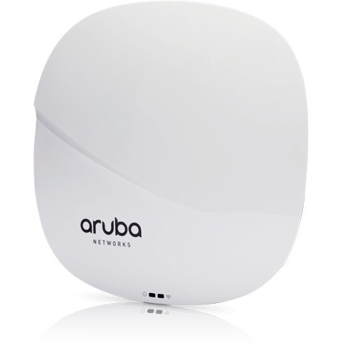 HPE Aruba AP-335 indoor dual-radio wireless access point with 4x4 MU-MIMO — left view