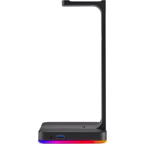 Corsair Gaming RGB headset stand for desktop headset storage — left view