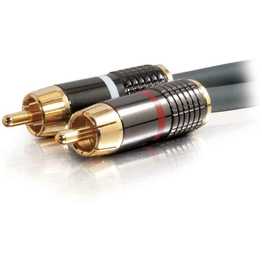 Monoprice Cat6A 7 ft black Ethernet patch cable with gold-plated RJ-45 connectors — left view