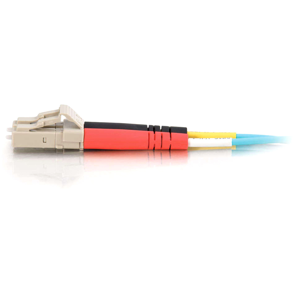 FIBER OPTIC CABLE - FIBER OPTIC - MALE LEFT GENDER - MALE RIGHT GENDER - LC RIGH — left view
