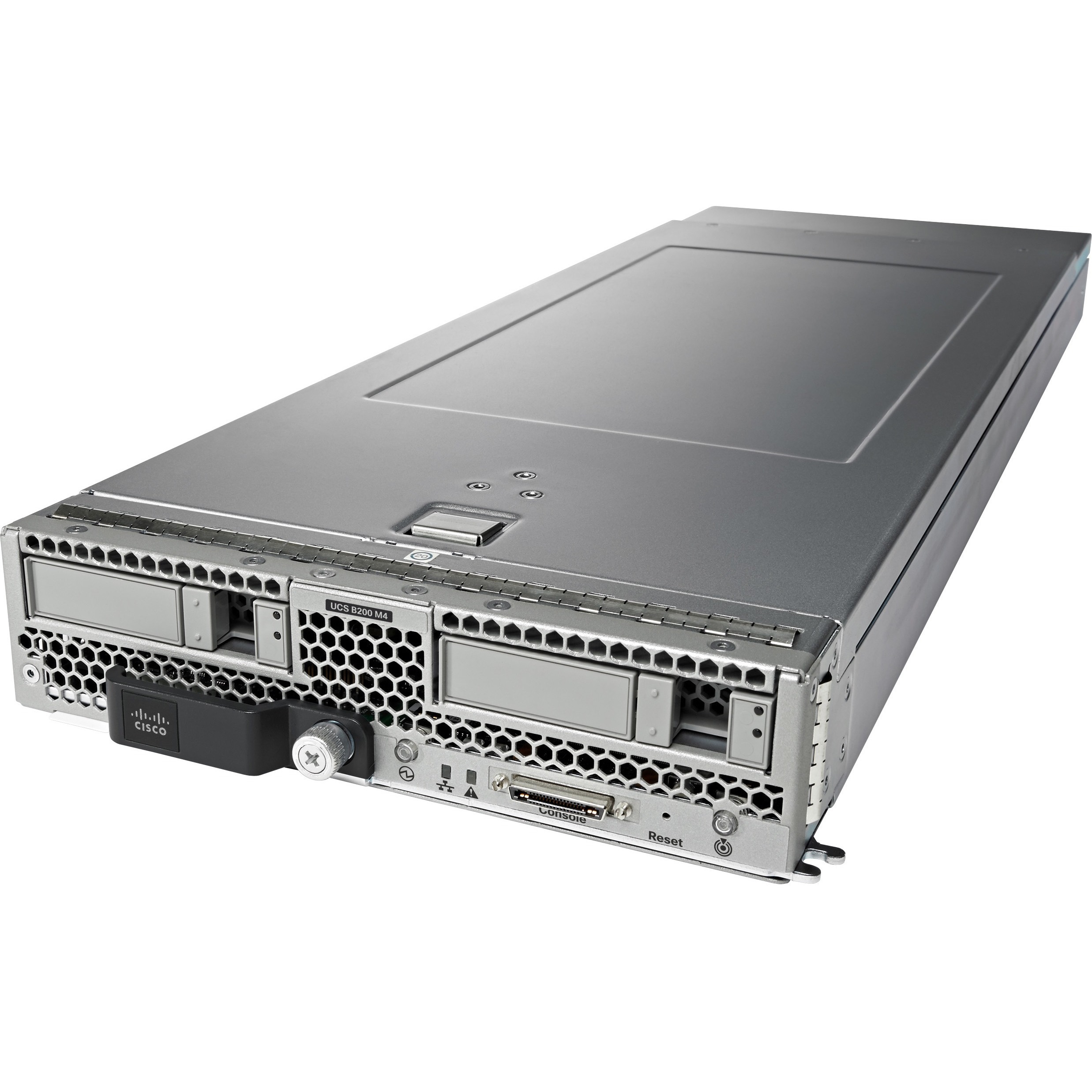 Cisco UCS B200 M4 remanufactured blade server with dual Intel Xeon E5-2697 v4 processors and 256 GB RAM — left view
