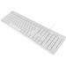Macally White 104 Key Full Size USB Keyboard for Mac - Cable Connectivity - USB Interface - 104 Key - Computer - Windows, Mac OS - White