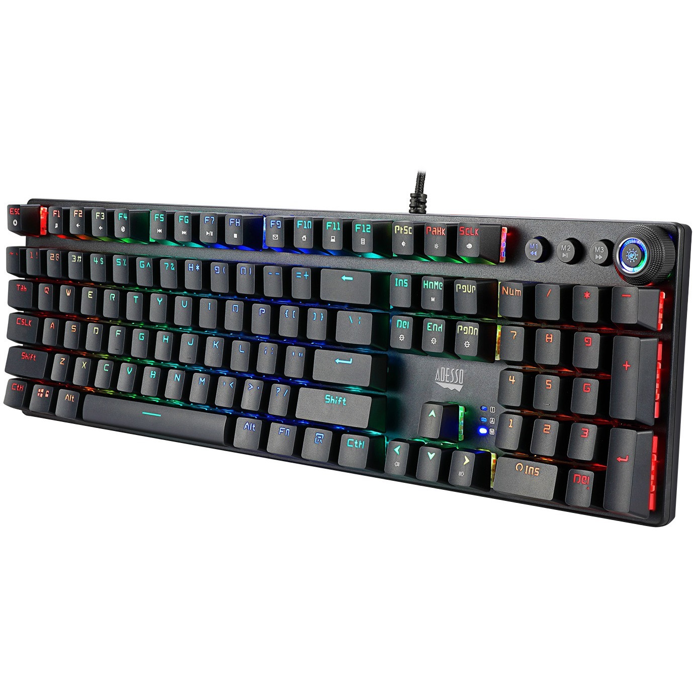 EasyTouch 650EB RGB Programmable Mechanical Gaming Keyboard w/ Detachable Magnetic Palmrest