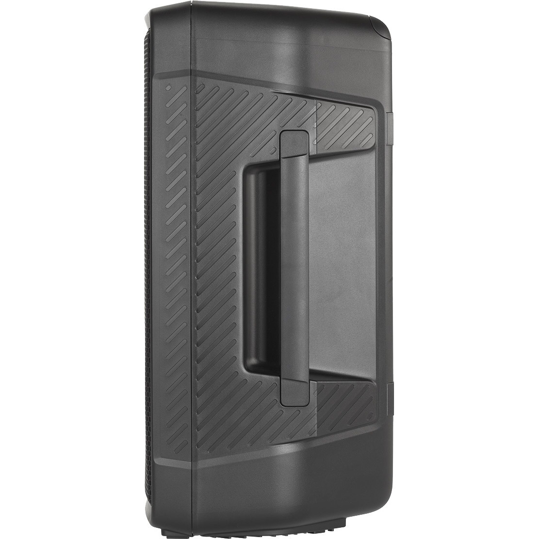 JBL 12-inch powered portable speaker with Bluetooth connectivity — left view